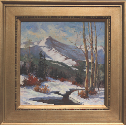 Click to view detail for After The November Snow 18x18 $1050
