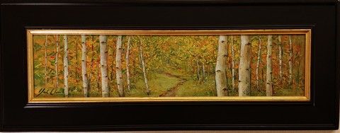 Aspen Trail 6x24  $700 at Hunter Wolff Gallery