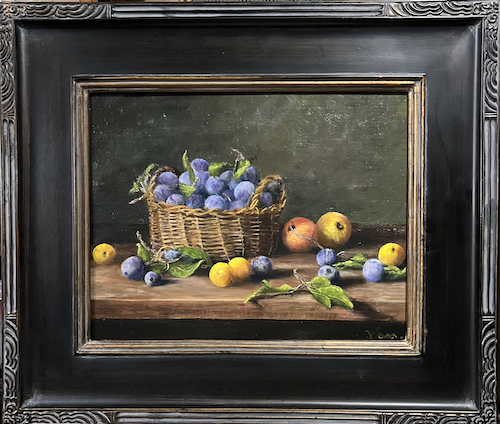 Click to view detail for Basket of Fruit 11x14 $575