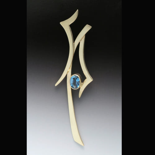 Click to view detail for MB-P129 Pendant, White Crane Spreads Wings $3960