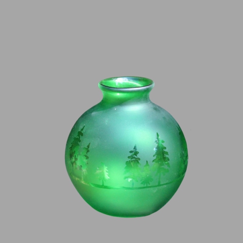 DB-679 Vase Forest, Green 5x5x5 $90 at Hunter Wolff Gallery