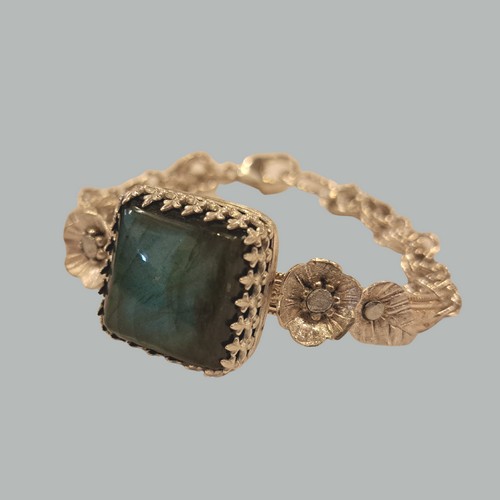 DKC-2013 Bracelet, Labradorite and Sterling Silver $250 at Hunter Wolff Gallery