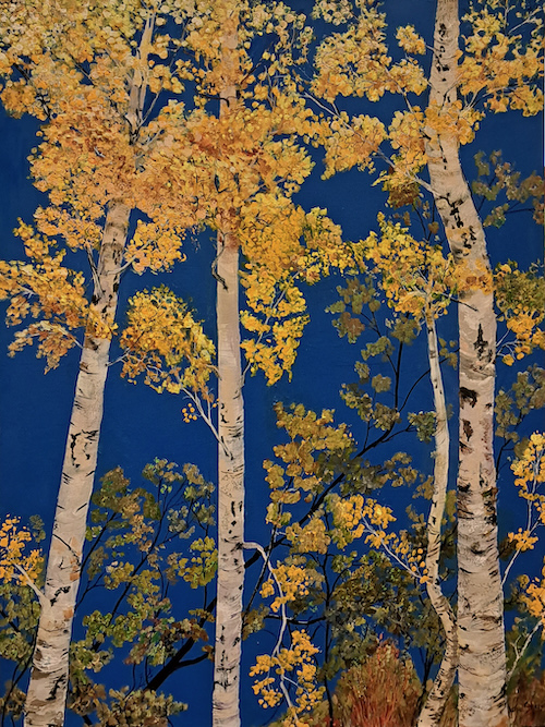 Canopy 48x36 $3600 at Hunter Wolff Gallery