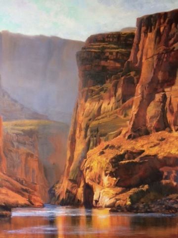 Click to view detail for Canyon Calling 48 x 36
