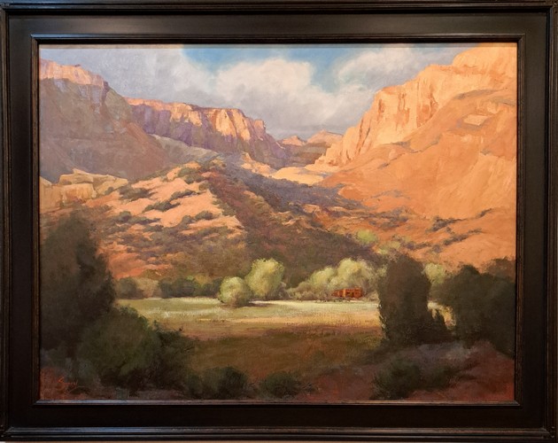 Canyon Echos 30x40 $4300 at Hunter Wolff Gallery