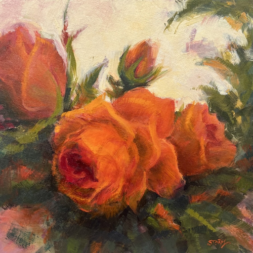 Celebrate 12x12 $650 at Hunter Wolff Gallery