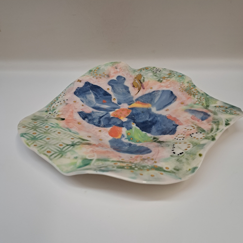 CP-002 Platter, Laminated Clay $195 at Hunter Wolff Gallery