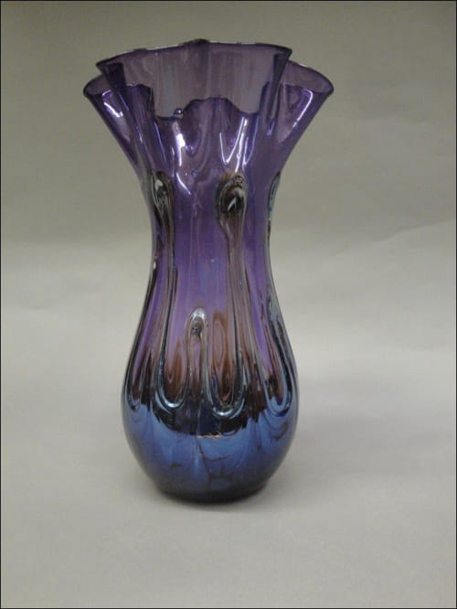 DB-131 Lily Pad Vase, Purple at Hunter Wolff Gallery