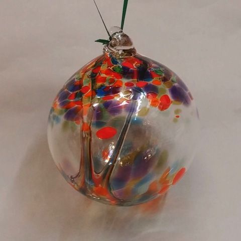 DB-311 Ornament Witchball - Party Mix at Hunter Wolff Gallery