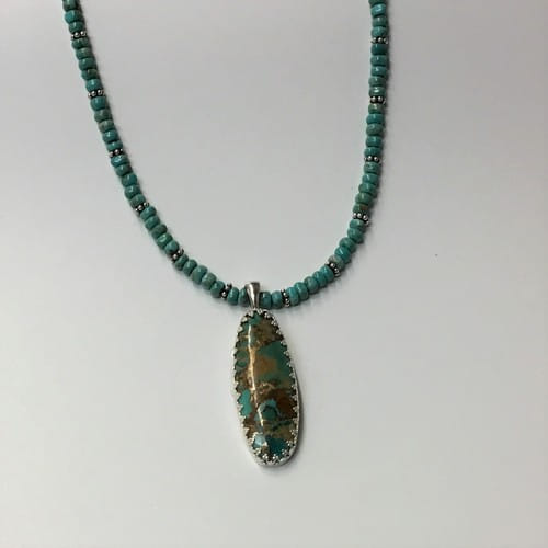 DKC-1097 Necklace Kingman TQ $180 at Hunter Wolff Gallery