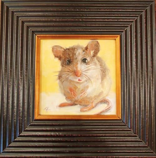 Did You Say Cheese? 6x6 $275 at Hunter Wolff Gallery