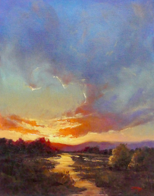 Evening Light 14x11 $650 at Hunter Wolff Gallery