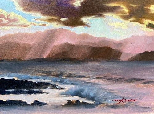 Earth, Sea and Sky 6x8 $220 at Hunter Wolff Gallery