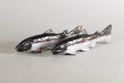 FL125 and FL126 Salmon $125 at Hunter Wolff Gallery