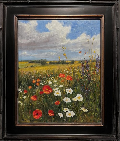 Click to view detail for Flowery Meadow 20x16 $1000