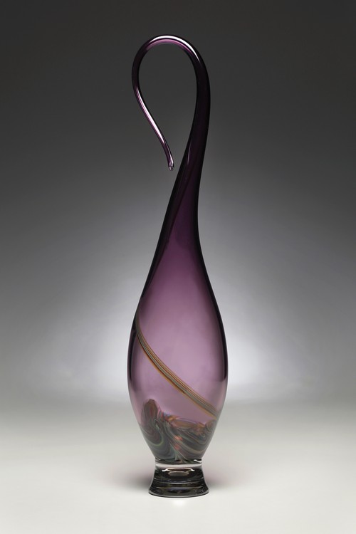 VC-013 Fontana Vessel Amethyst $1250 at Hunter Wolff Gallery