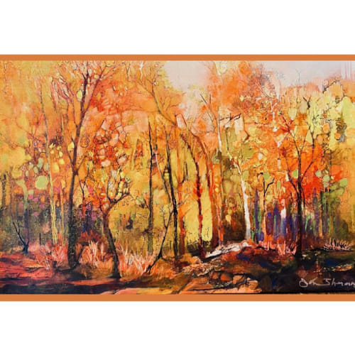 Forest 20x30 $1100 at Hunter Wolff Gallery
