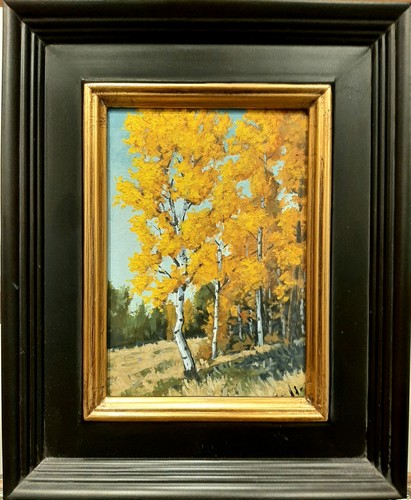 Click to view detail for Golden Hillside 7x5 $230
