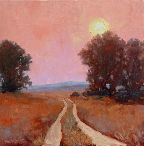 Golden Rose Haze 16x16 $870 at Hunter Wolff Gallery