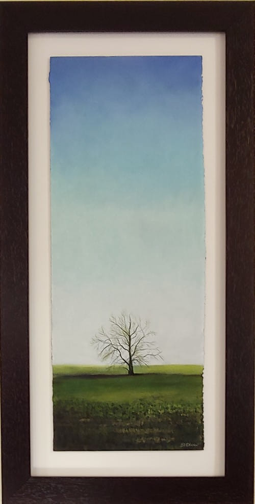 Greening Up 30x11 $2400 at Hunter Wolff Gallery