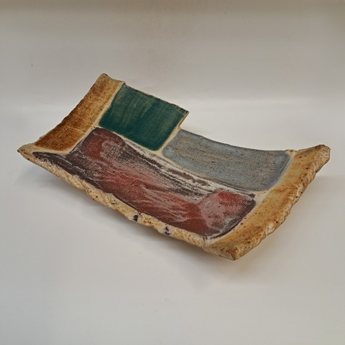 #250517 Footed Platter, Multi-Color $42 at Hunter Wolff Gallery