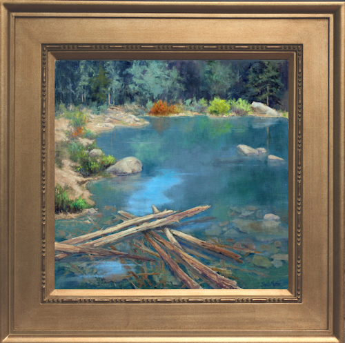 Click to view detail for Hidden Away 18x18 $1050
