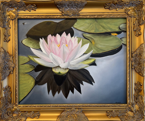 Click to view detail for Water Lily 16x20  $800