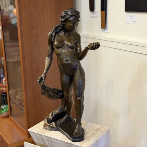 MB-S034 Bronze Sculpture Lost Coin 1/24 $6300 at Hunter Wolff Gallery