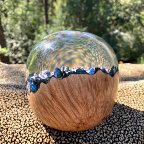SH193  The Rockies Maple/ Clear $400 at Hunter Wolff Gallery