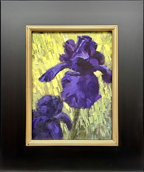 Click to view detail for Midnight Iris 12x9 $490