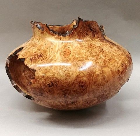 JW-153 Aspen Burl Vessel at Hunter Wolff Gallery