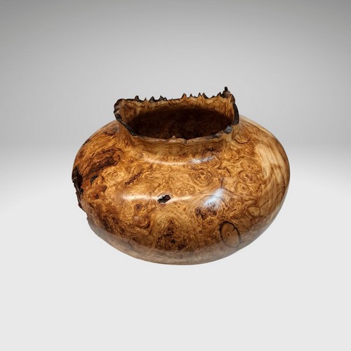 JW-220 Aspen Burl Hollow Woodturning 12x14 $1500 at Hunter Wolff Gallery