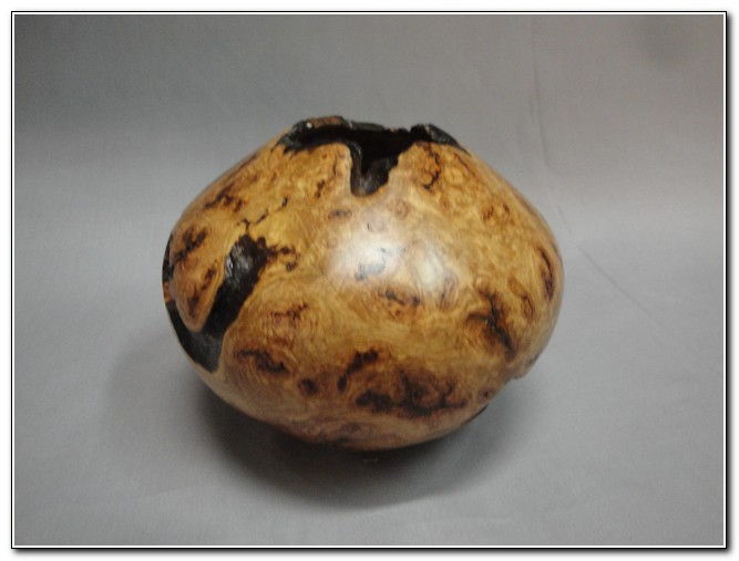 JW-031 Aspen Burl Hollowed Woodturning  at Hunter Wolff Gallery