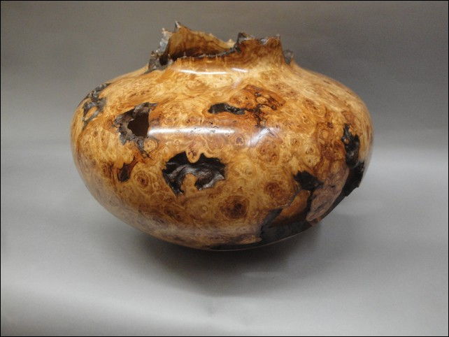 JW-091 Aspen Burl Vessel at Hunter Wolff Gallery