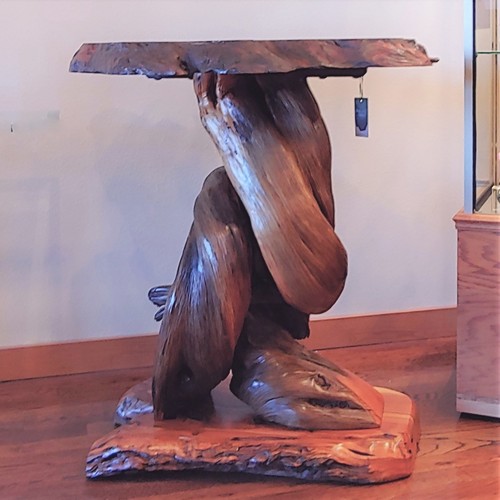 JW-182 Redwood and Juniper Table $3500 at Hunter Wolff Gallery