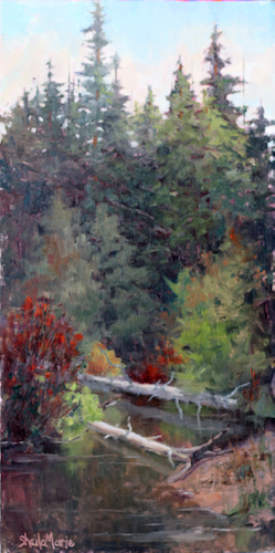 Just Take A Moment to Breathe 16x8 $515 at Hunter Wolff Gallery