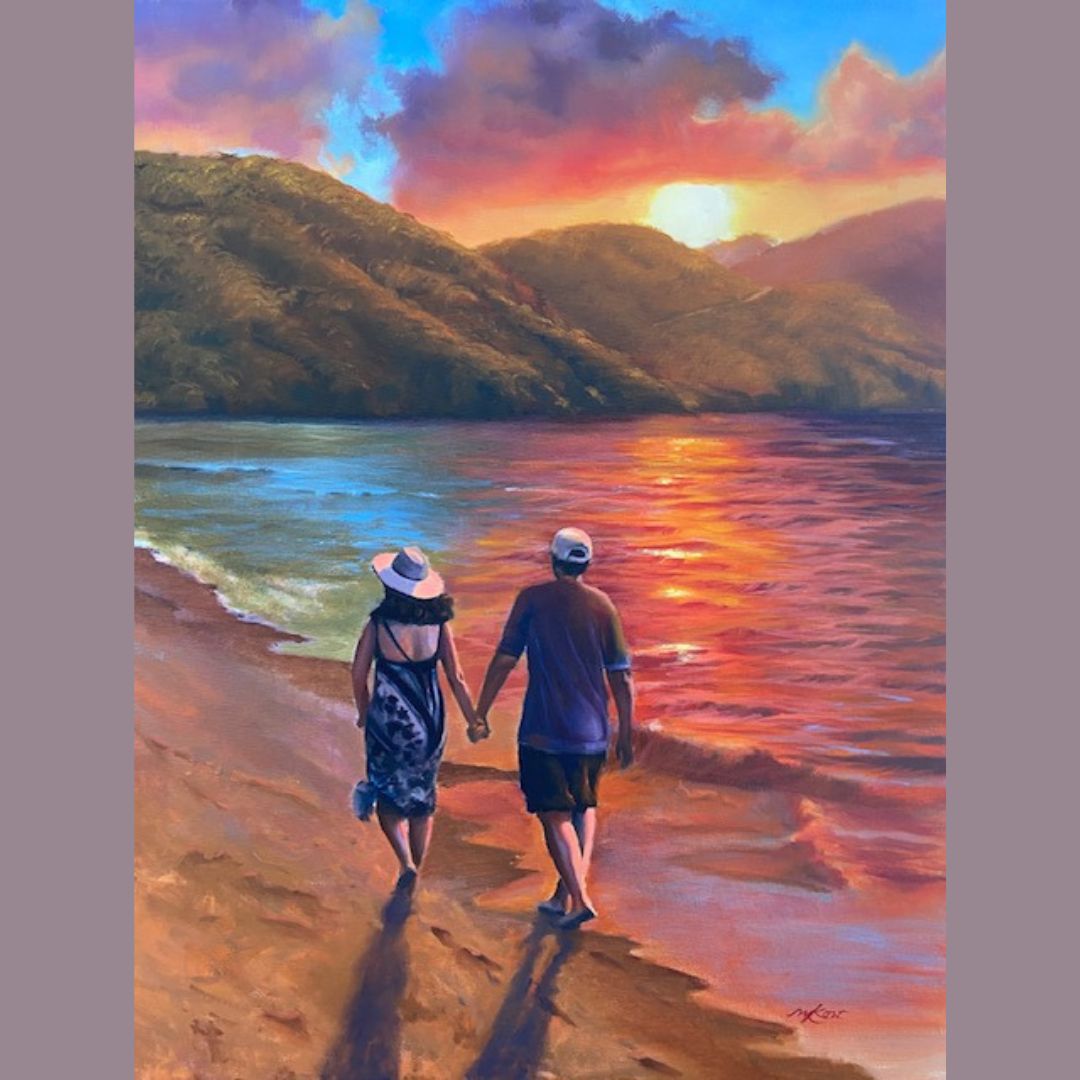 Click to view detail for On the Beach  35x29  $2900