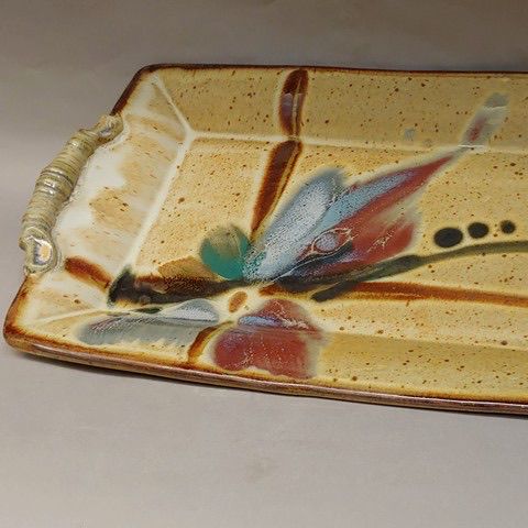 Platter, Large Rectangular Shape 20.5x11.5 at Hunter Wolff Gallery
