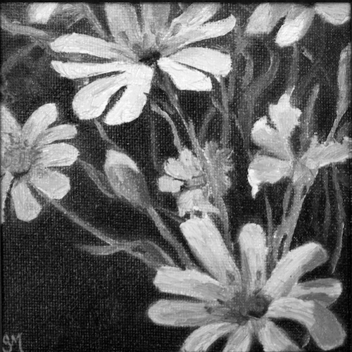 Light & Shadow #2 5x5  $150 at Hunter Wolff Gallery