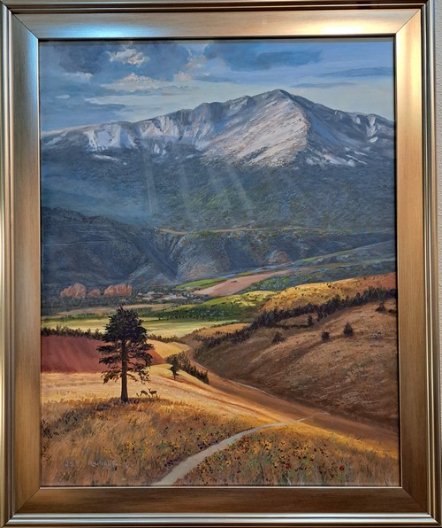 Click to view detail for Meadow Ridge Trail 30x24 $7500
