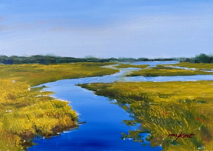 Meander 5x7  $250 at Hunter Wolff Gallery