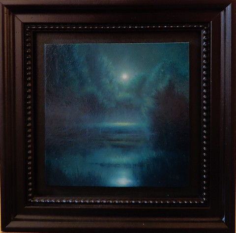 Moonlight & Mist 4x4 at Hunter Wolff Gallery