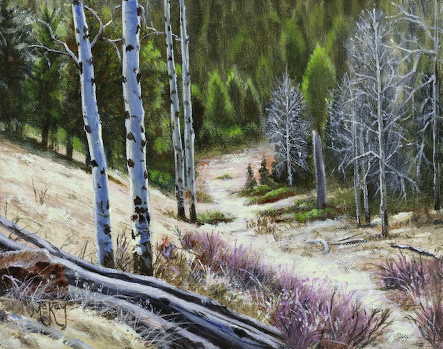 Click to view detail for Trail to No No Pond 8x10 $500