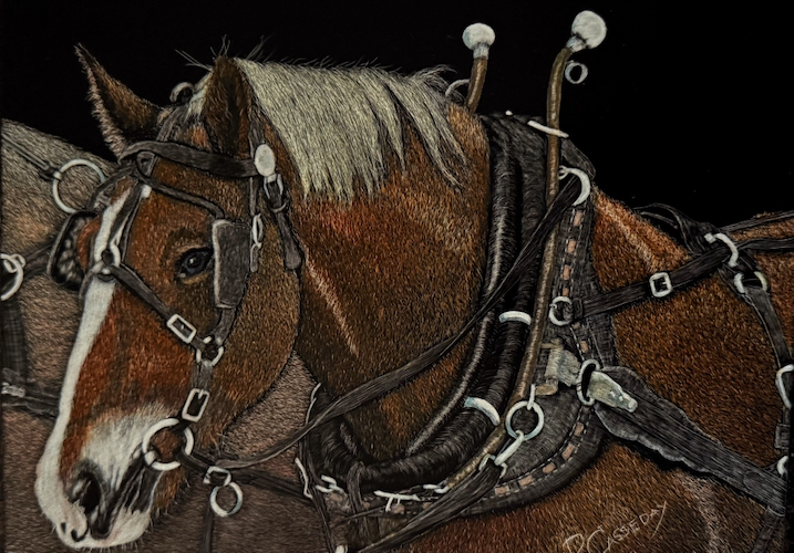 Off To Work We Go 8x10 $720 at Hunter Wolff Gallery