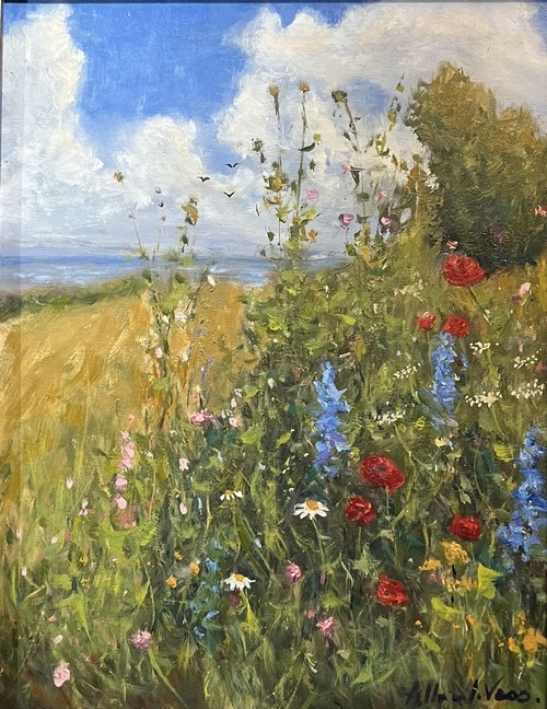 Peaceful Madow 14x11 $575 at Hunter Wolff Gallery