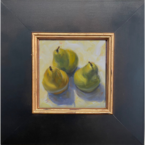 The Pearfect Trio 6x6 $300 at Hunter Wolff Gallery