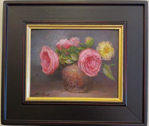 Peonies 8x10 $425 at Hunter Wolff Gallery