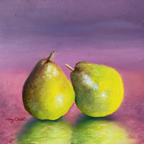 The Pair 6.5x6.5 $250 at Hunter Wolff Gallery