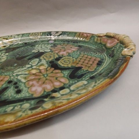Platter, Oval 12.5x20 at Hunter Wolff Gallery