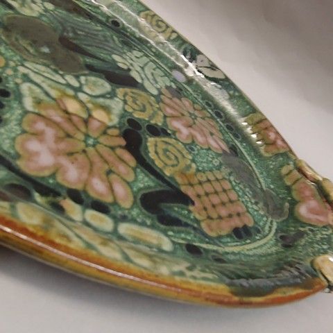 Platter, Oval 12.5x20 at Hunter Wolff Gallery
